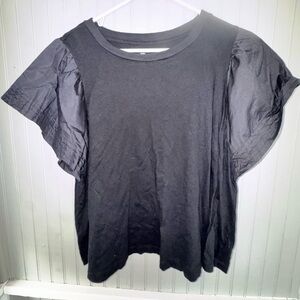 Old Navy Elegant Black Short Sleeve Tee